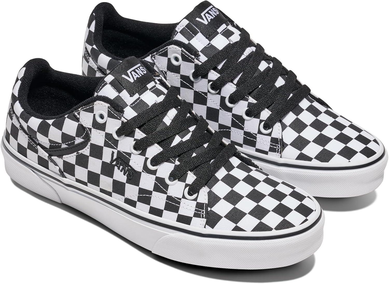 imageVans Mens SeldanSneakerCheckerboard BlackWhite