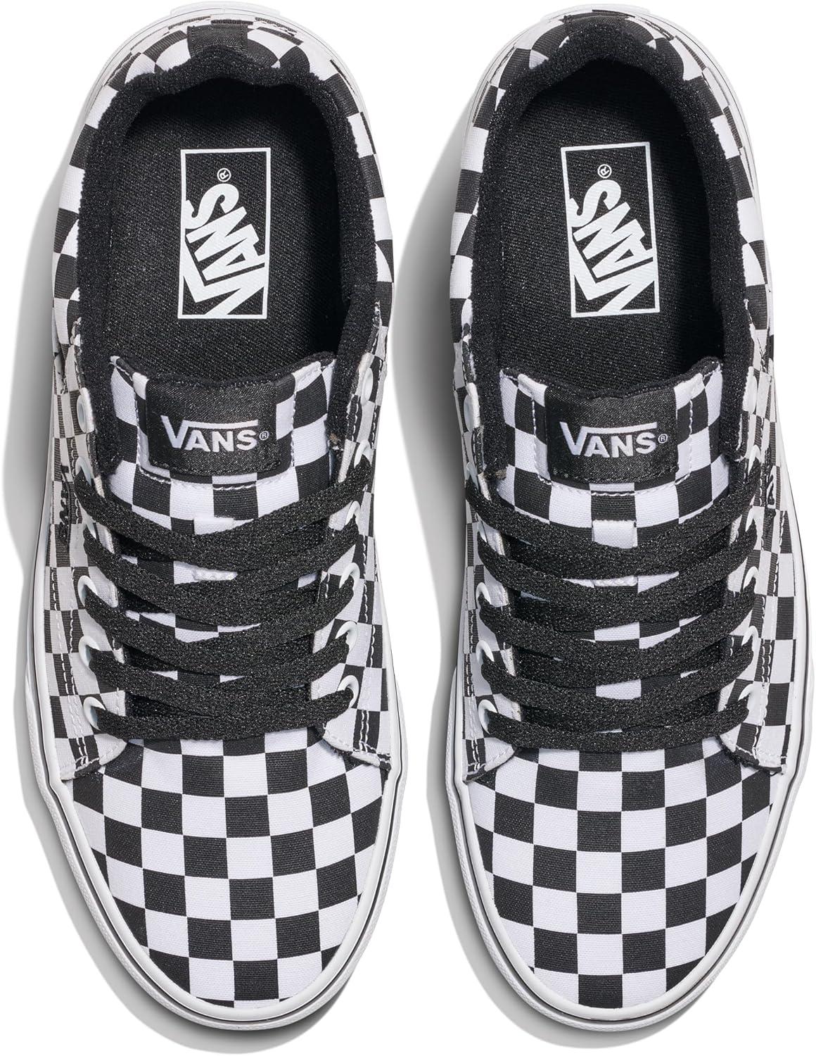 imageVans Mens SeldanSneakerCheckerboard BlackWhite