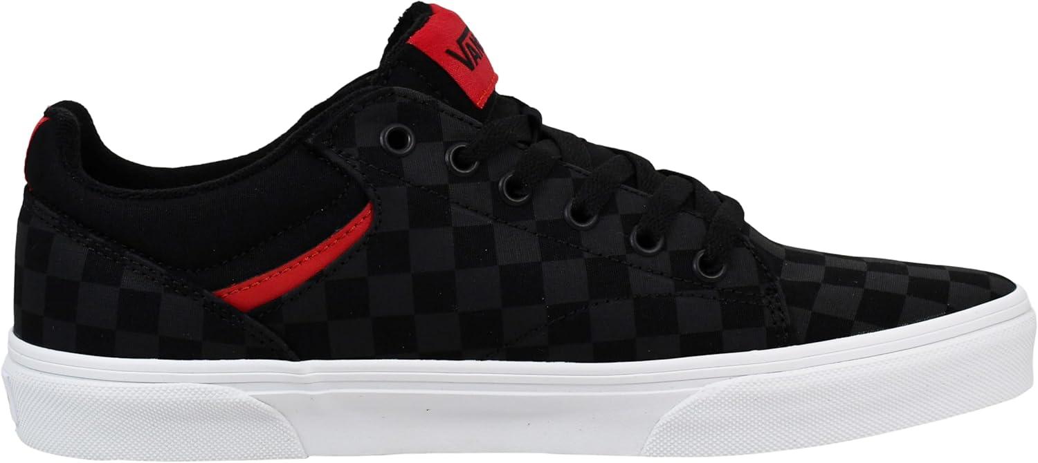 imageVans Mens SeldanSneakerCheckerboardblackBlack