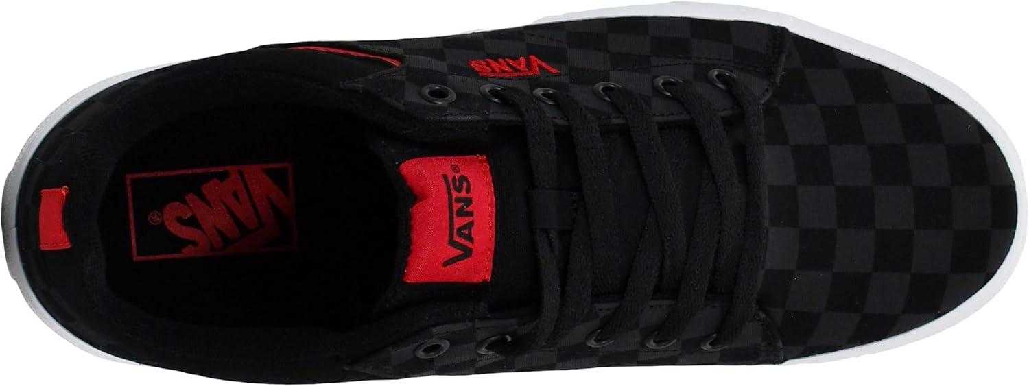 imageVans Mens SeldanSneakerCheckerboardblackBlack