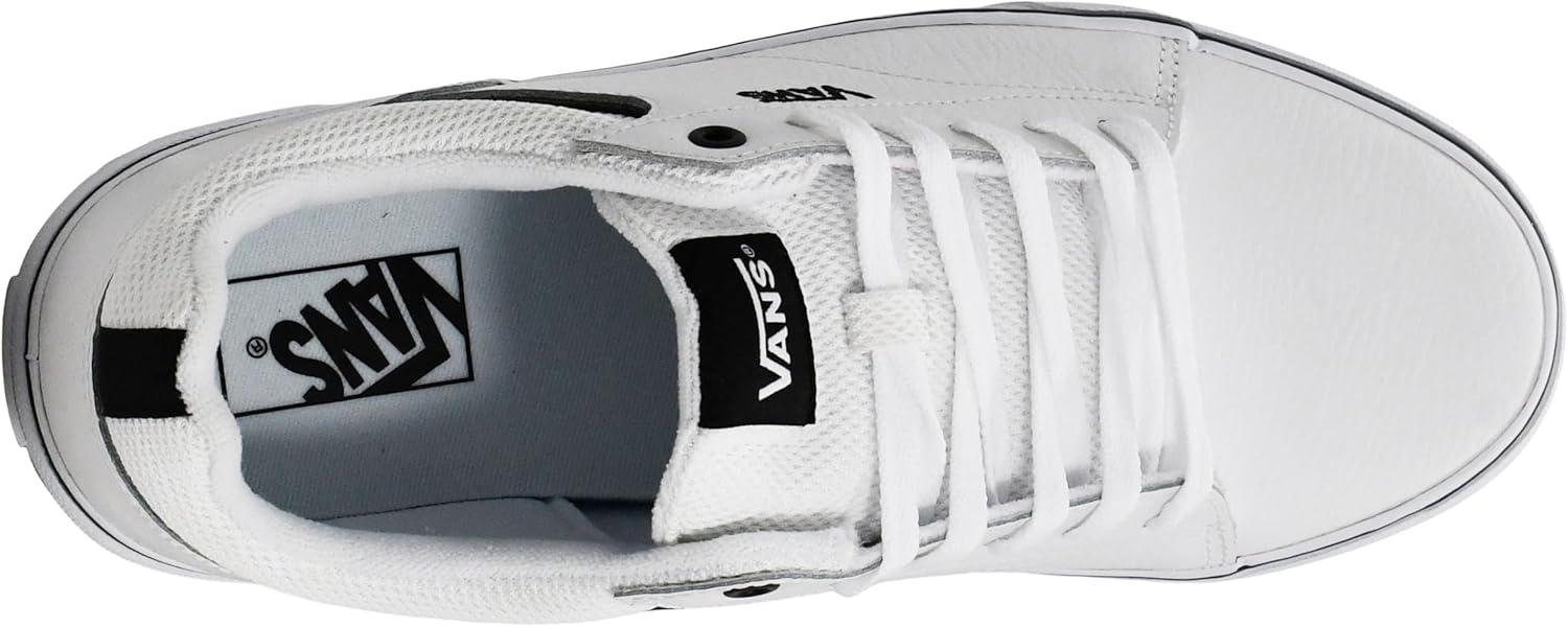 imageVans Mens SeldanSneakerLeather Pop BlackWhite