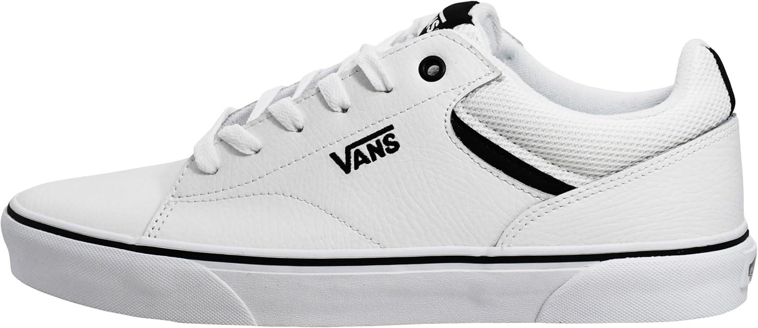 imageVans Mens SeldanSneakerLeather Pop BlackWhite