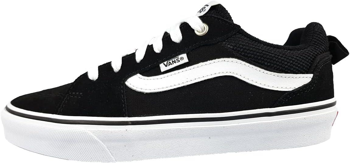 imageVans Mens Sneaker Filmore TrainersBlack Suede Canvas Black White Iju