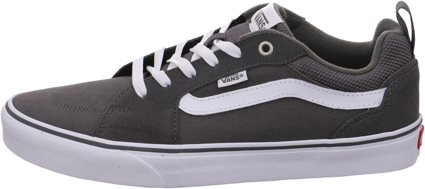 imageVans Mens Sneaker Filmore TrainersGrey Suede Canvas Pewter White Q35