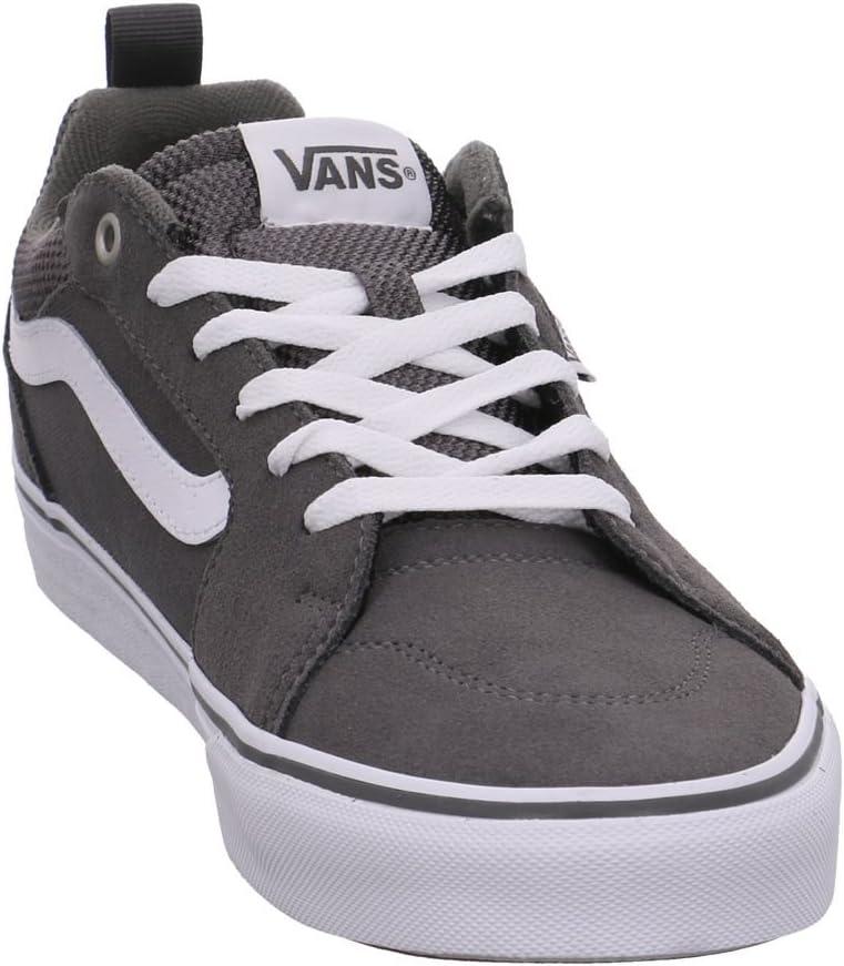 imageVans Mens Sneaker Filmore TrainersGrey Suede Canvas Pewter White Q35