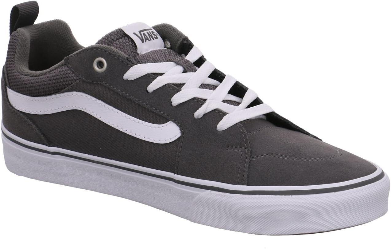 imageVans Mens Sneaker Filmore TrainersGrey Suede Canvas Pewter White Q35