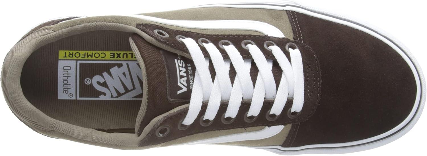 imageVans Mens Sneaker Filmore TrainersRetro Suede Brown White
