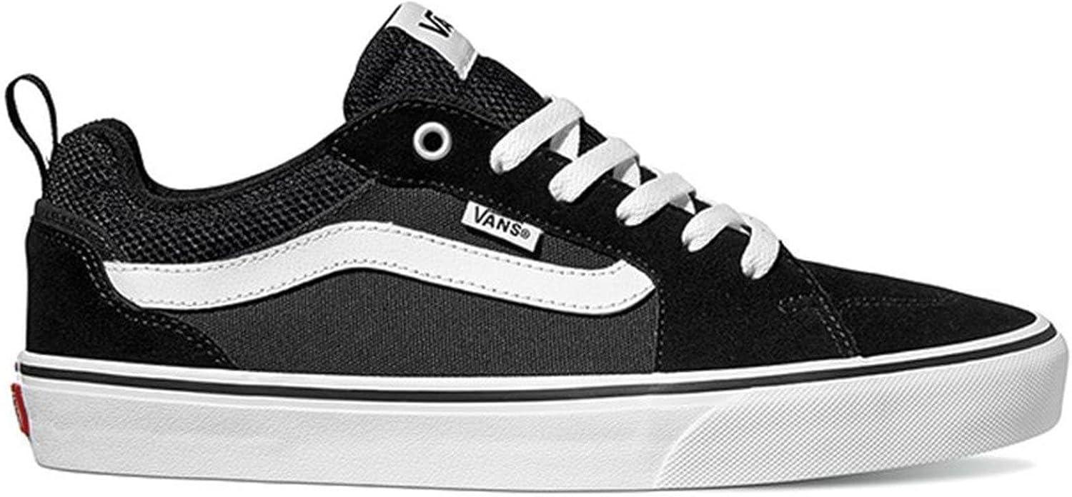 imageVans Mens Sneaker Filmore TrainersSuede Canvas Black White