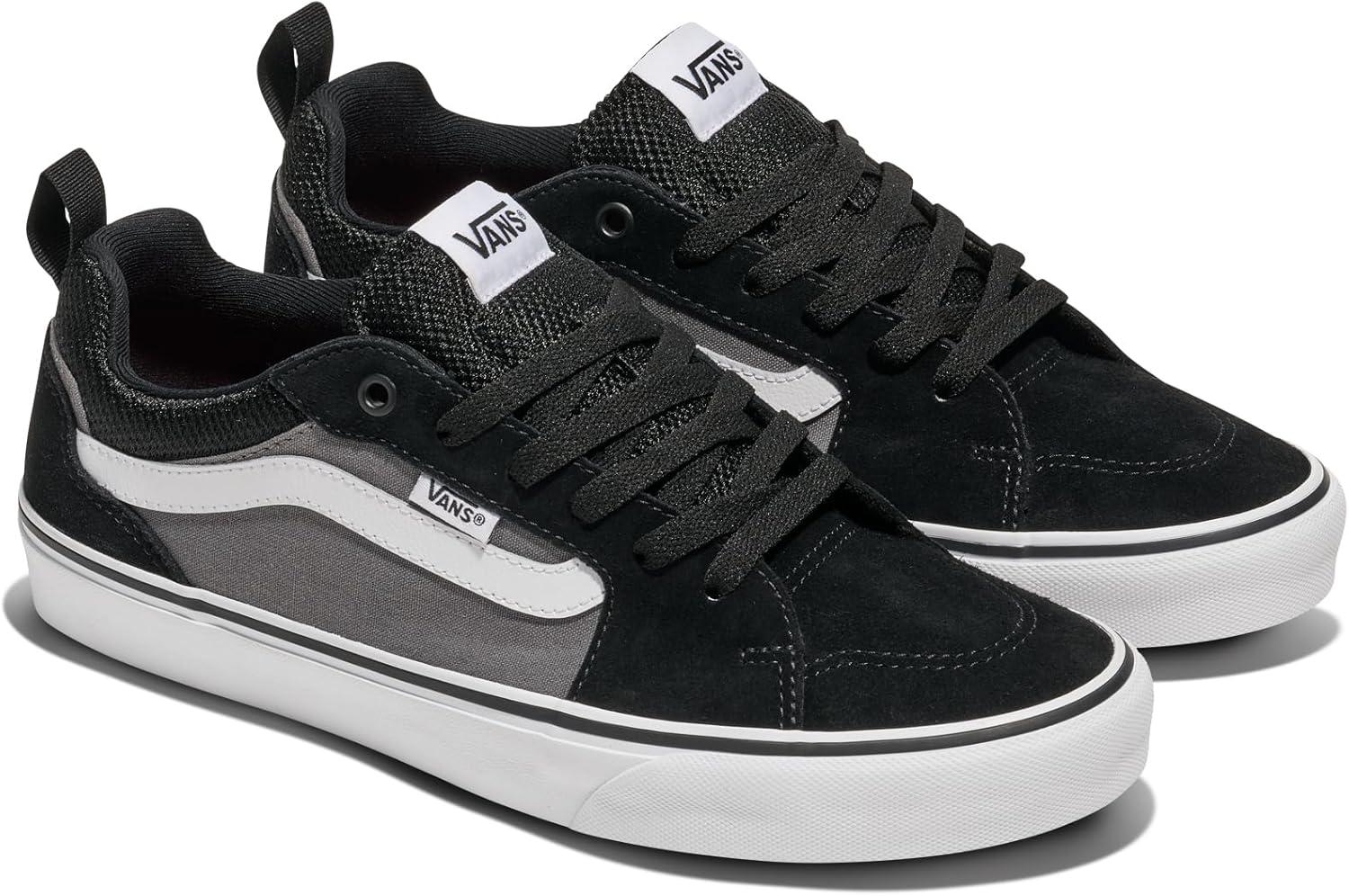 imageVans Mens Sneaker Filmore TrainersSuede Canvas BlackPewt