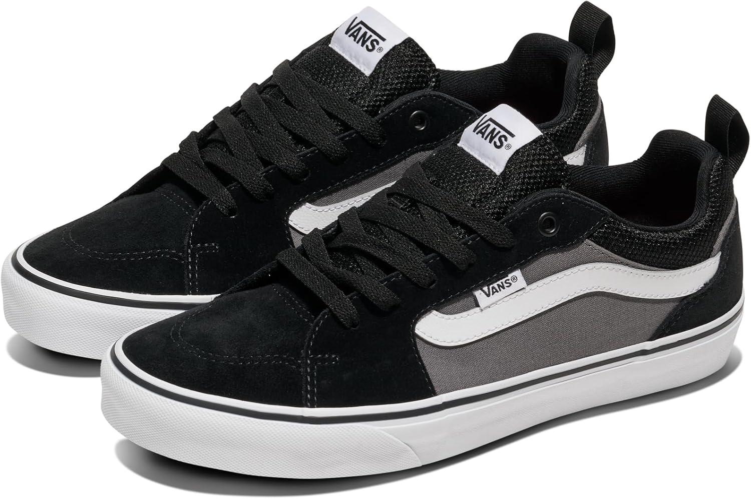 imageVans Mens Sneaker Filmore TrainersSuede Canvas BlackPewt