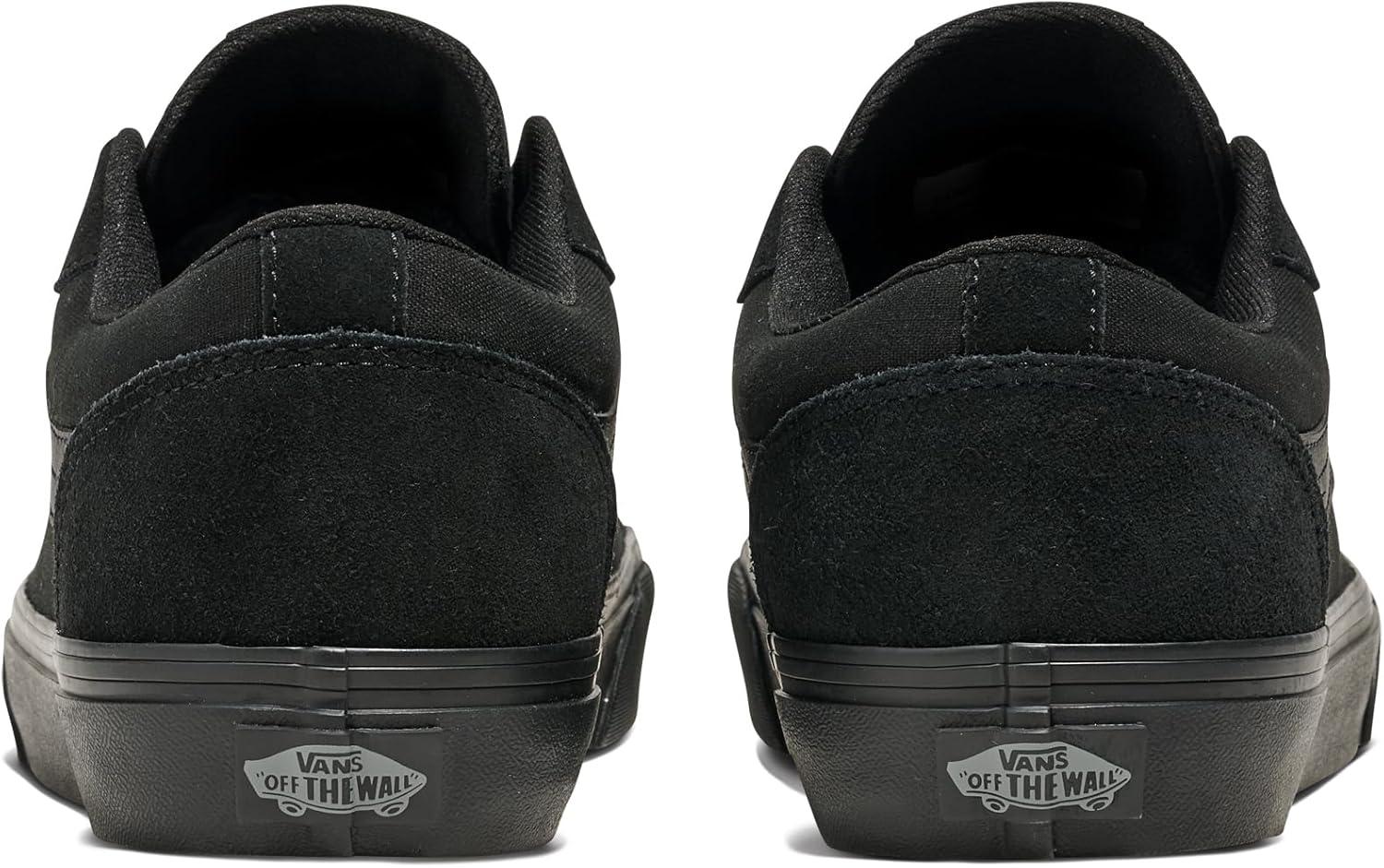 imageVans Mens Vero Ls Low Top ShoeSuedeCanvas BlackBlack