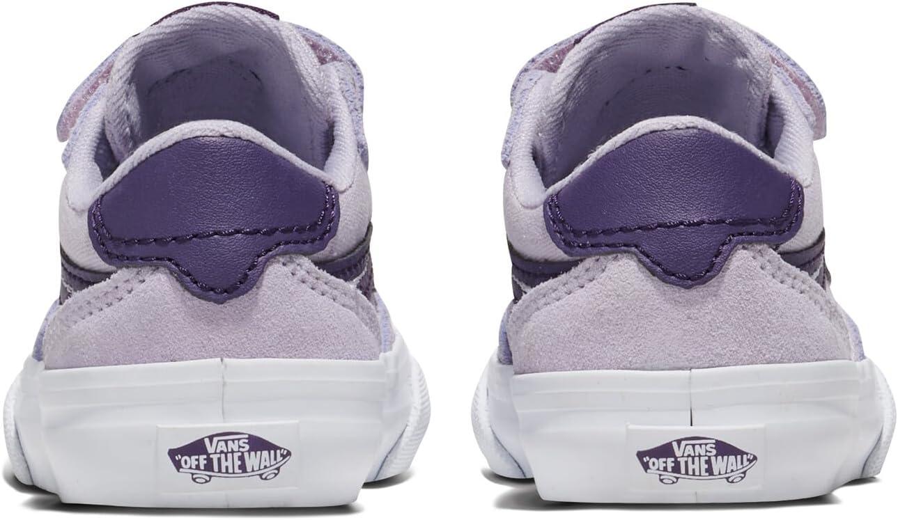 imageVans UnisexChild Brooklyn Ls V Low Top Shoe2tone CanvasSuede Lilac Mist