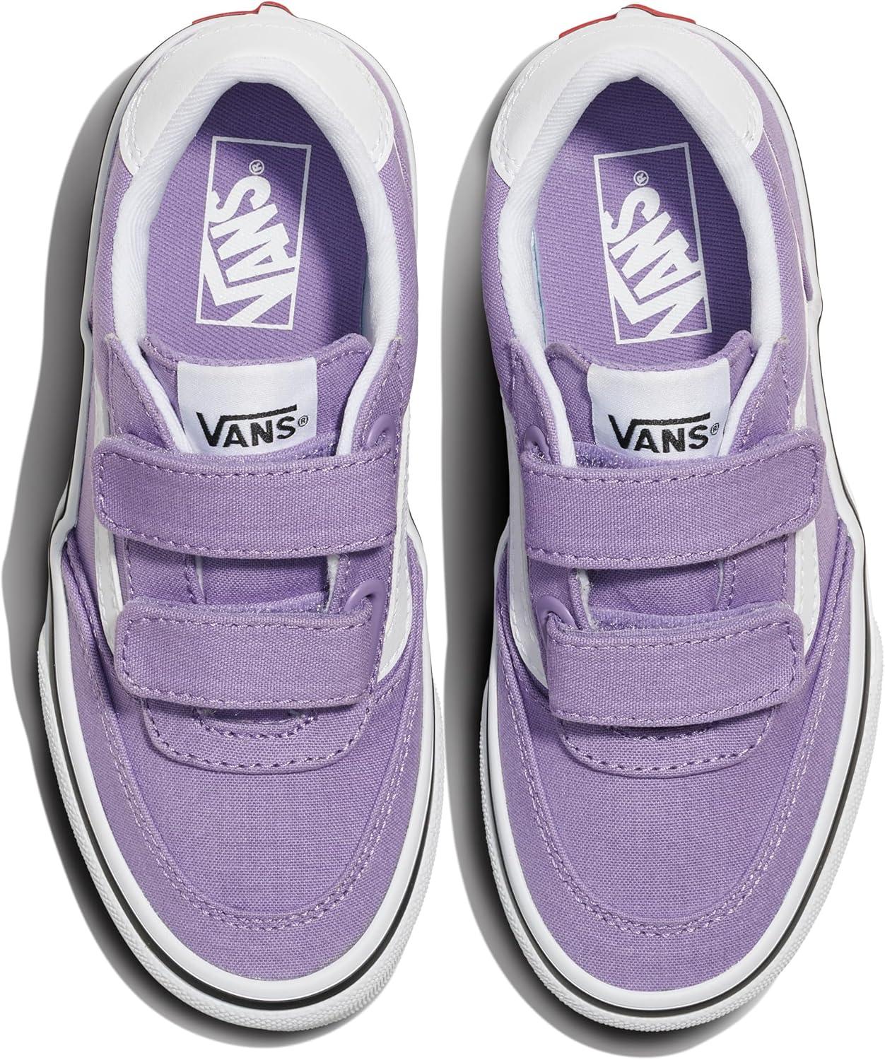 imageVans UnisexChild Brooklyn Ls V Low Top ShoeCanvas Purple Haze