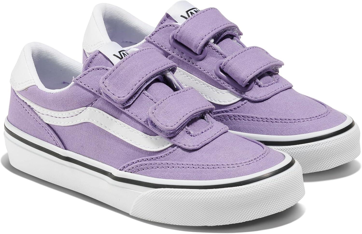 imageVans UnisexChild Brooklyn Ls V Low Top ShoeCanvas Purple Haze