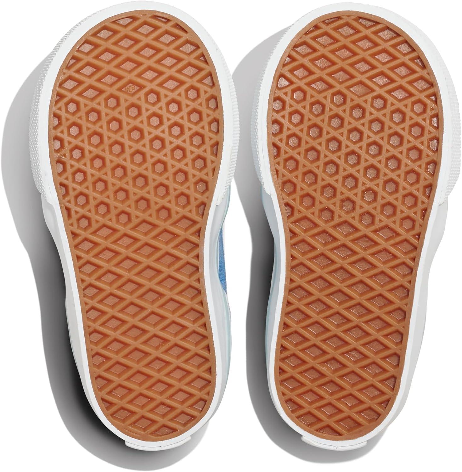 imageVans UnisexChild Brooklyn Ls V Low Top ShoeCheck Textile Dawn Mist