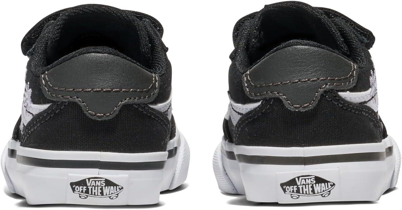 imageVans UnisexChild Brooklyn Ls V Low Top ShoeEmbroidery Black