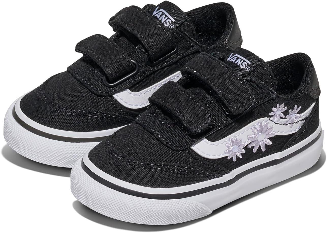imageVans UnisexChild Brooklyn Ls V Low Top ShoeEmbroidery Black