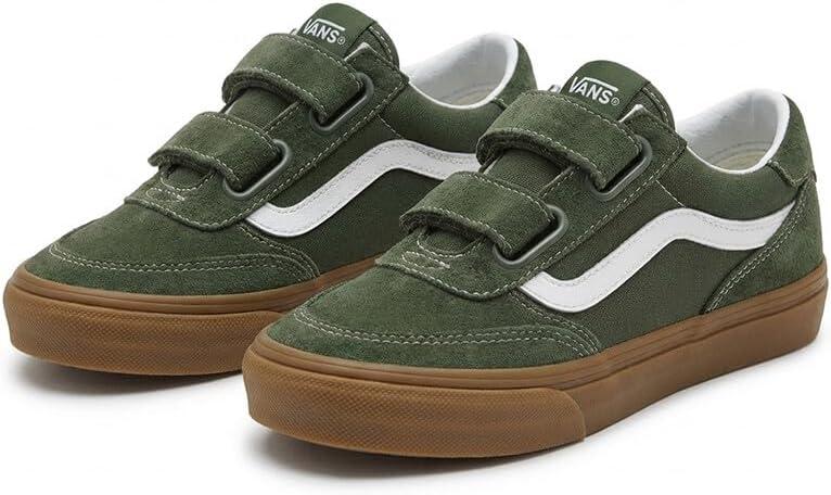 imageVans UnisexChild Brooklyn Ls V Low Top ShoePine Forest
