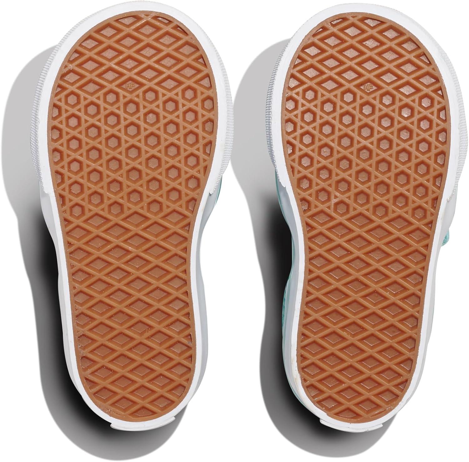 imageVans UnisexChild Brooklyn Ls V Low Top ShoePolka Dots Pool Blue