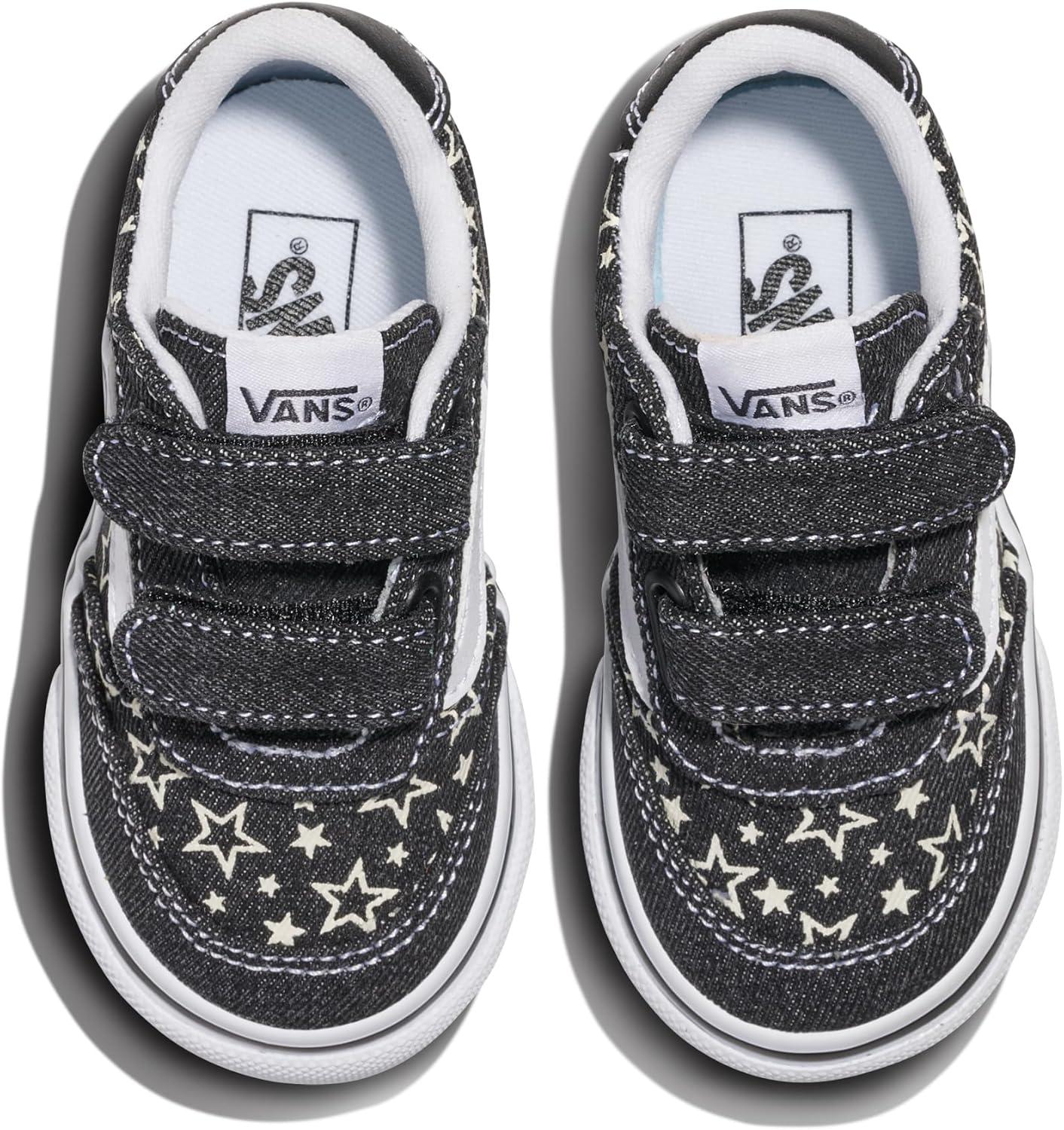 imageVans UnisexChild Brooklyn Ls V Low Top ShoeStars Black