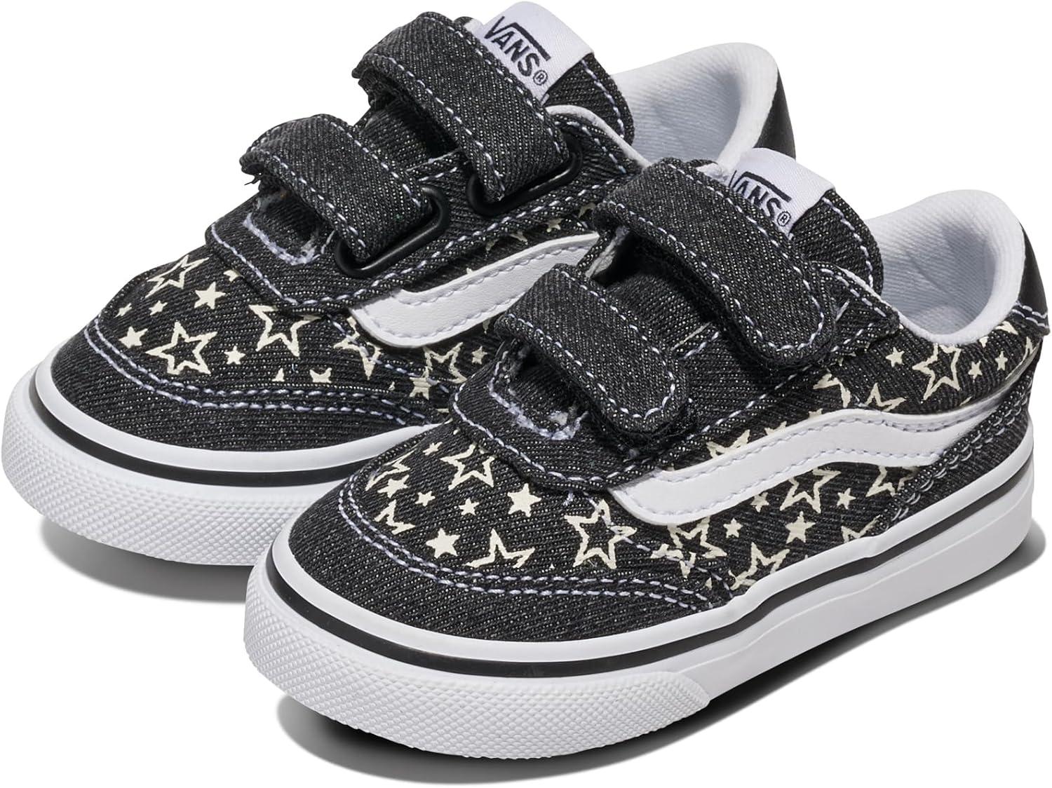 imageVans UnisexChild Brooklyn Ls V Low Top ShoeStars Black