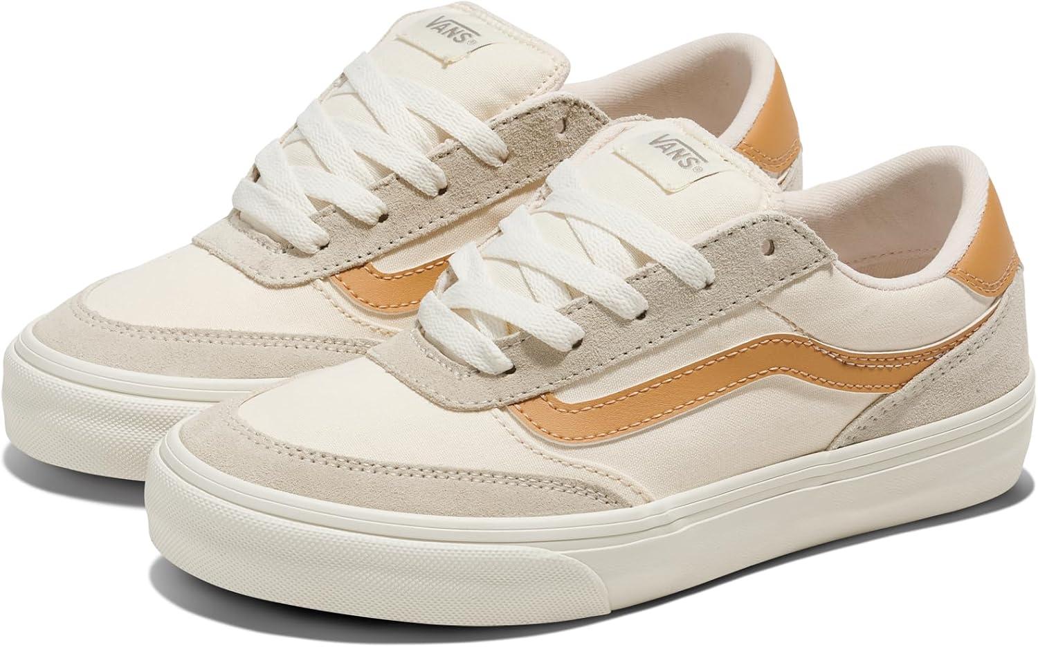 imageVans Womens Brooklyn Deluxe Low Top SneakerNeutral Block Classic Cream