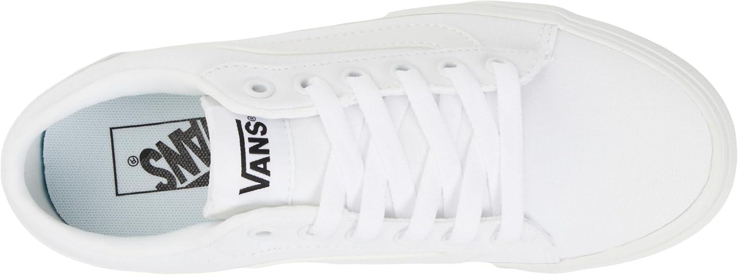 imageVans Womens Vero Ls Low Top ShoeCanvas WhiteWhite