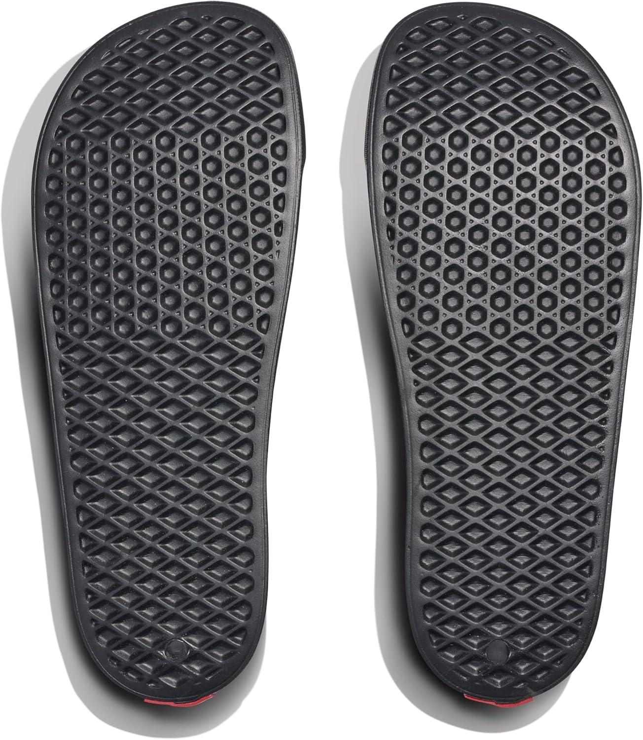 imageVans mens Mte La Costa Slideon SandalCheckerboard WhiteBlack