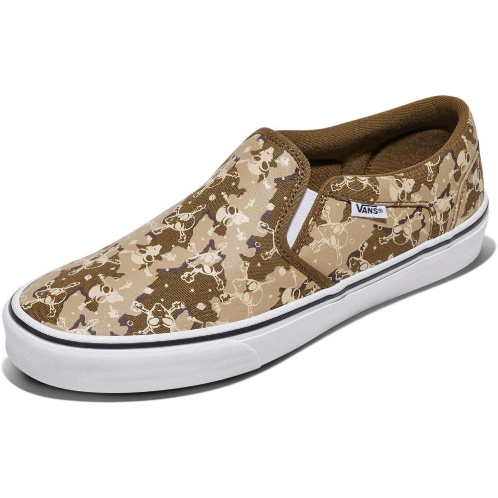 imageVans Mens Asher SlipOn ShoeAlien Skull Camo