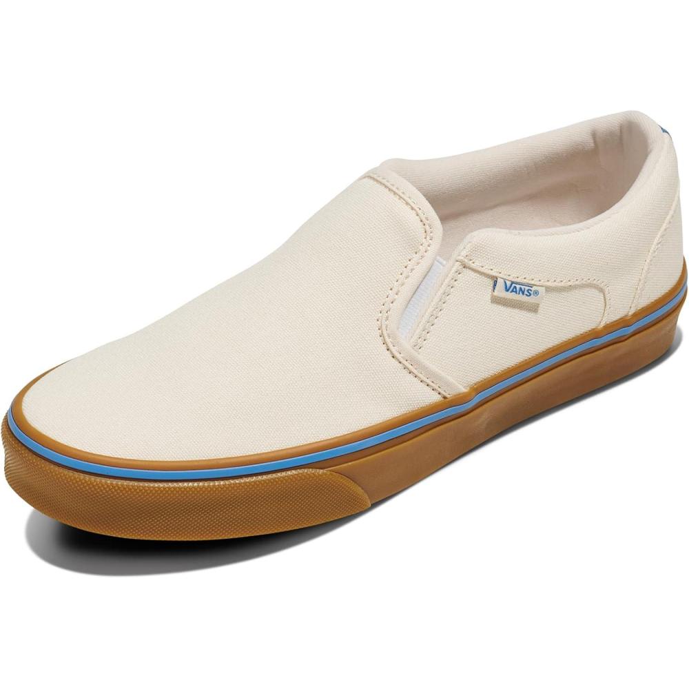 imageVans Mens Asher SlipOn ShoeGum Classic Cream