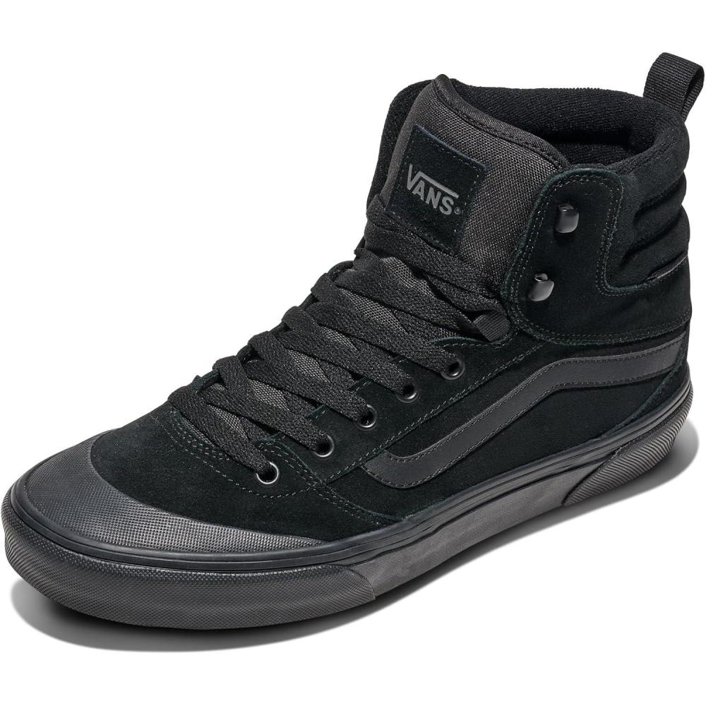 imageVans Mens Ashwood Hi Vansguard Hightop ShoeSuede BlackBlack