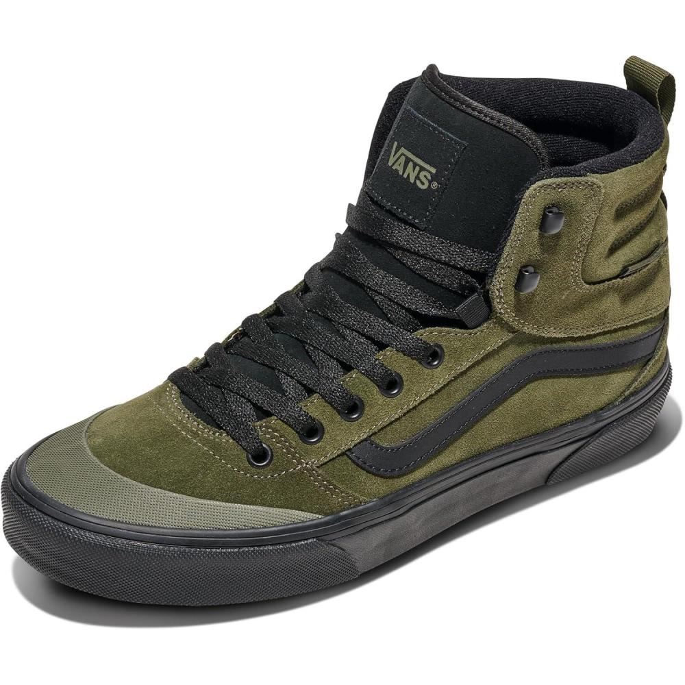 imageVans Mens Ashwood Hi Vansguard Hightop ShoeSuede Grape LeafBlack