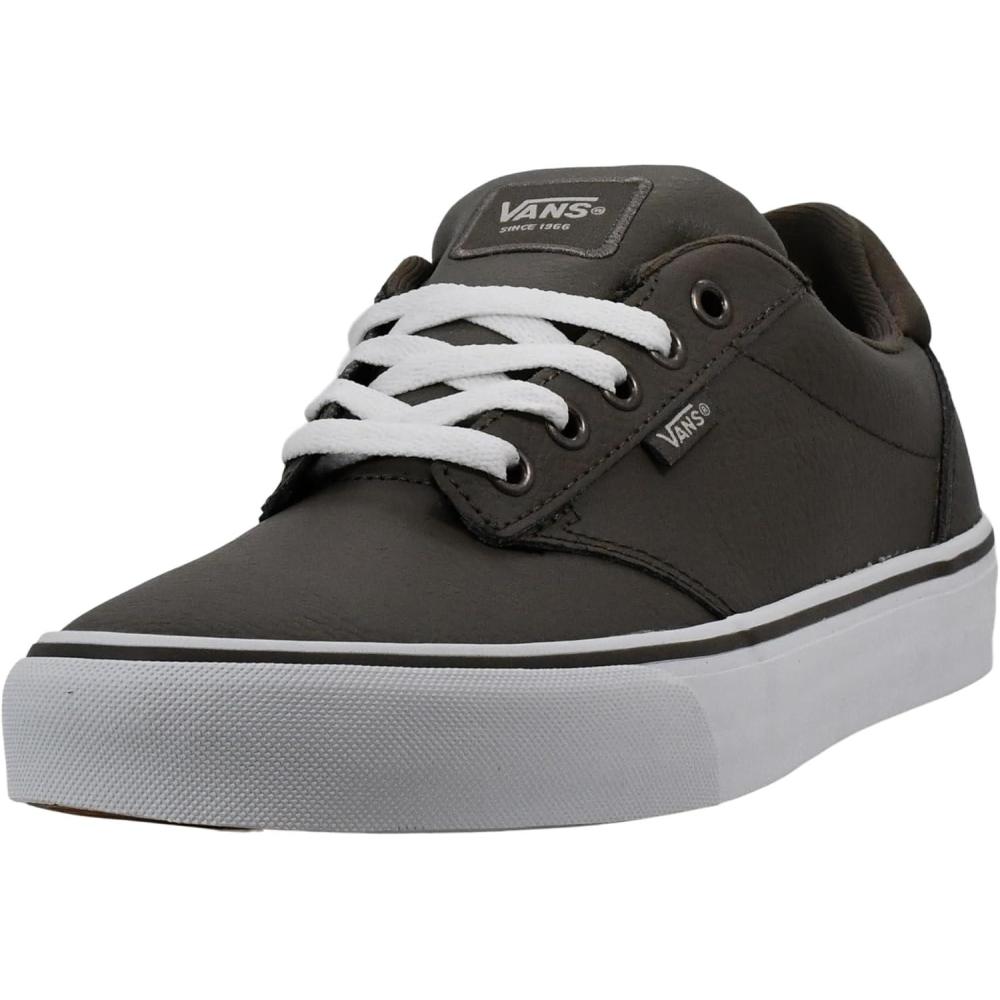 imageVans Mens Atwood Deluxe Shoe2tone Leather Gray