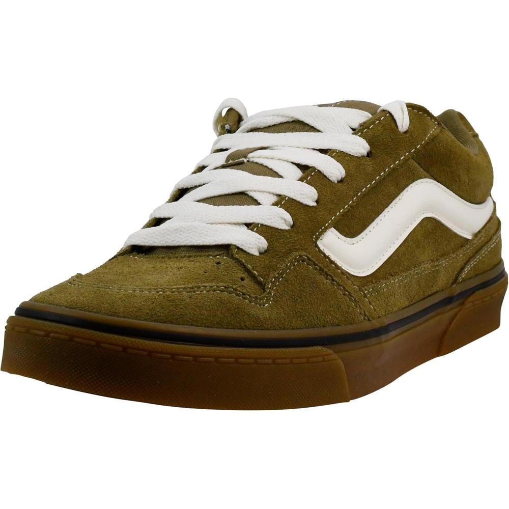 imageVans Mens Caldrone ShoeSuede Gum Olive