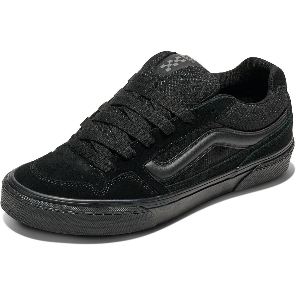 imageVans Mens Caldrone ShoeSuedeMesh BlackBlack