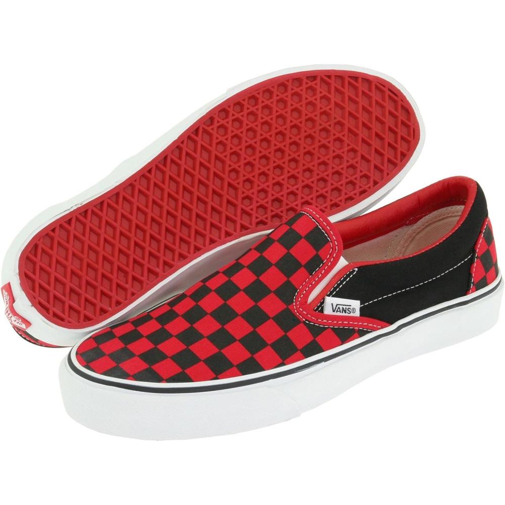 imageVans Mens Classic SliponBlack Formula One Checkboard