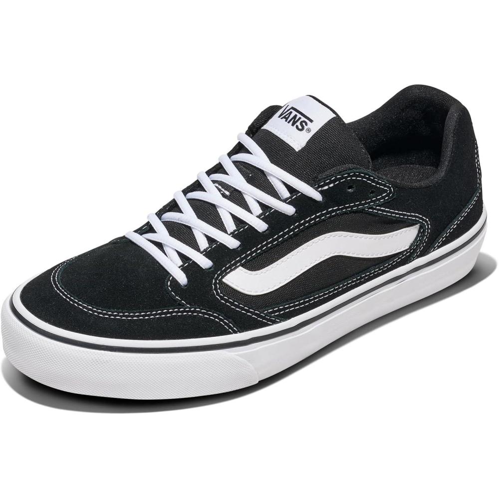 imageVans Mens Fairview Deluxe Lowtop ShoeSuede BlackWhite