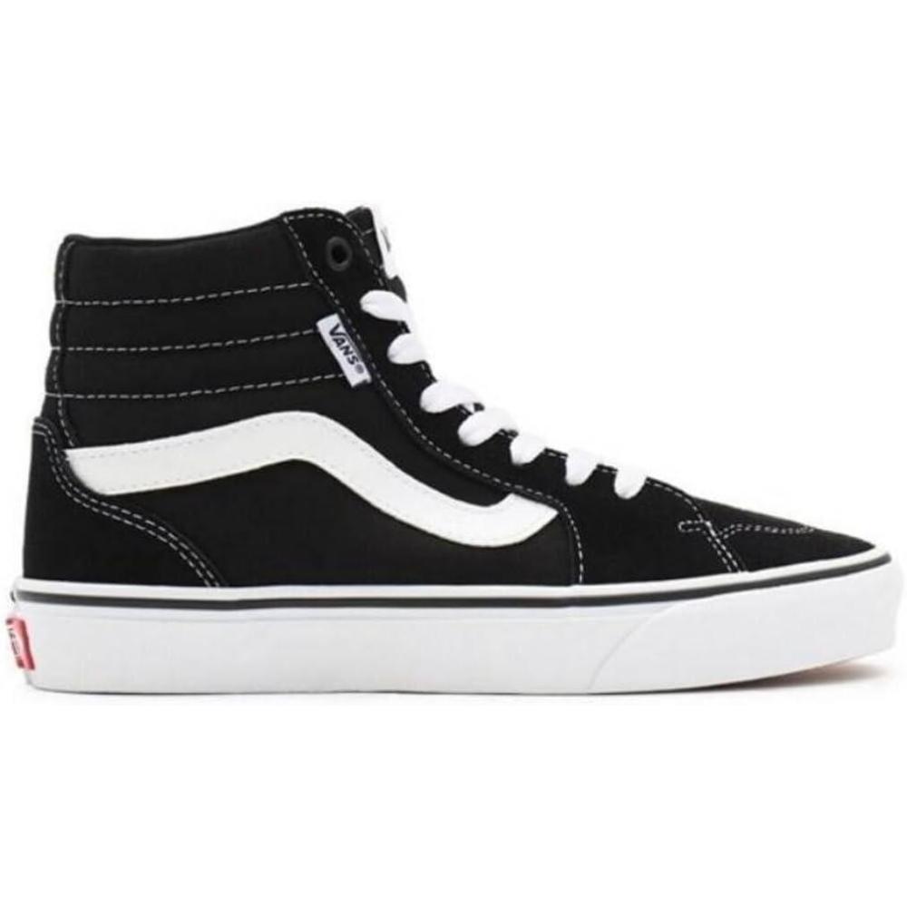 imageVans Mens Filmore HiTop SneakersSuedeCanvas BlackWhite