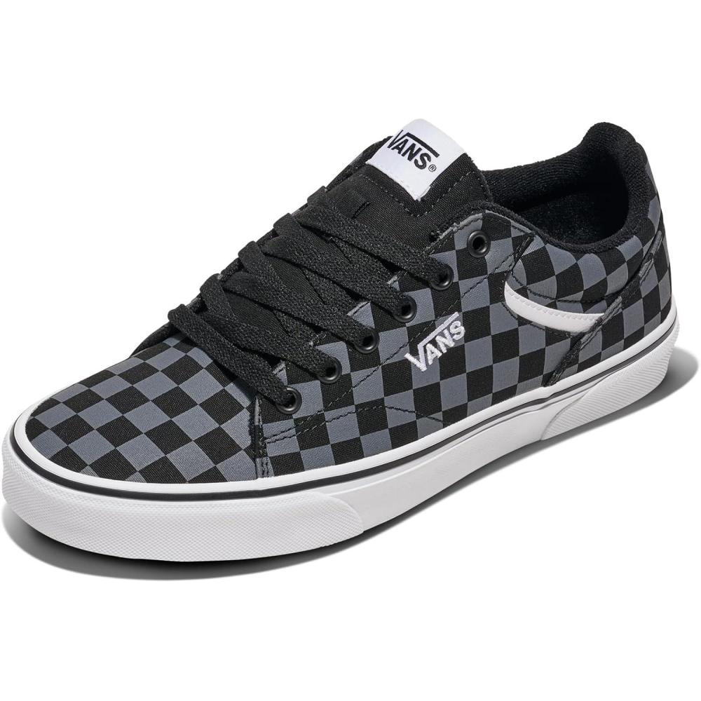 imageVans Mens SeldanSneakerCheckerboard BlackPewter