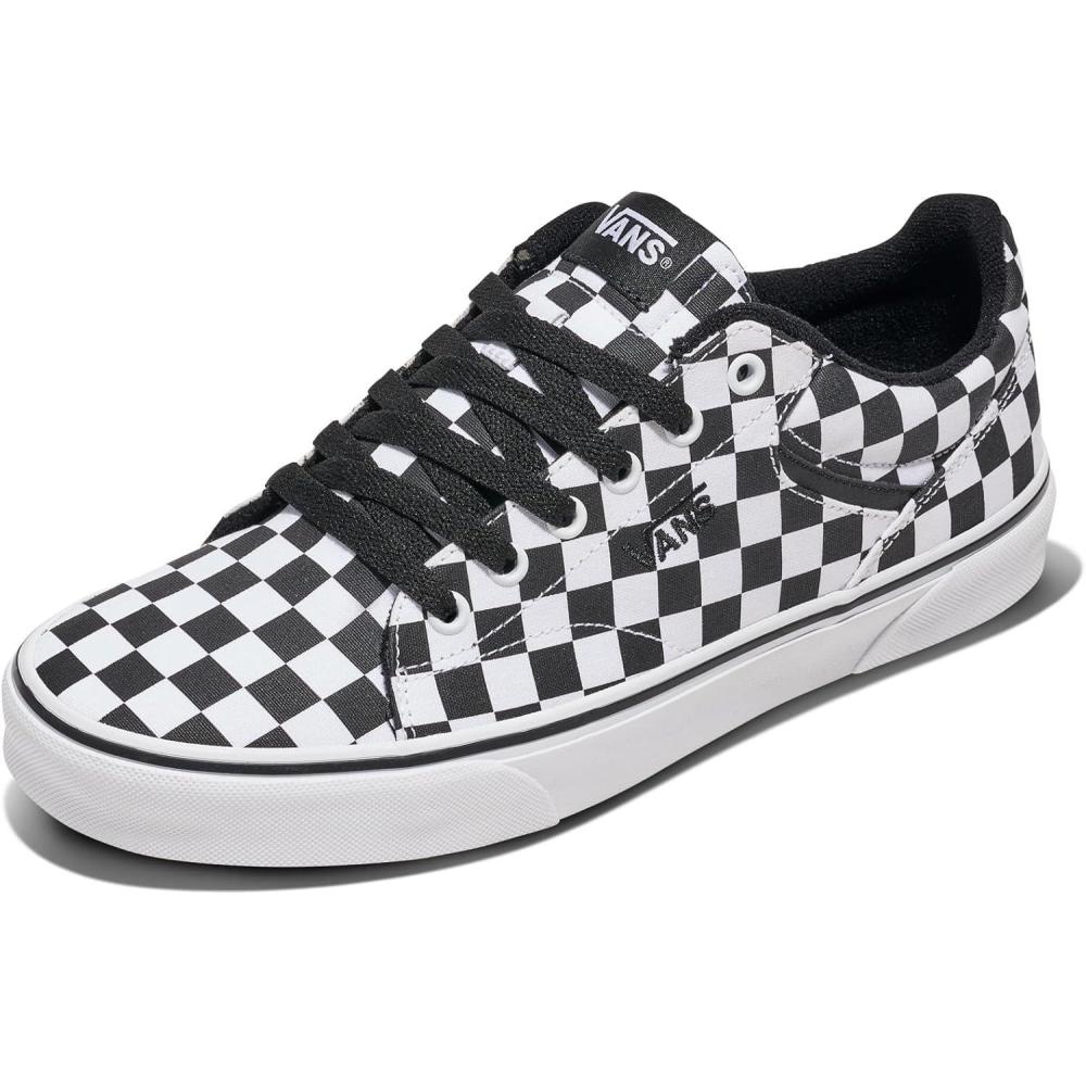 imageVans Mens SeldanSneakerCheckerboard BlackWhite