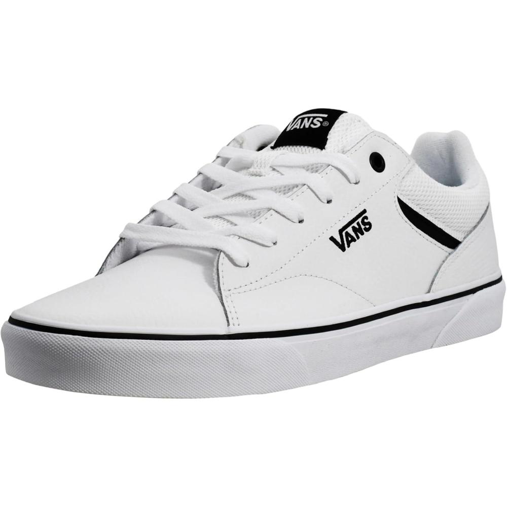 imageVans Mens SeldanSneakerLeather Pop BlackWhite