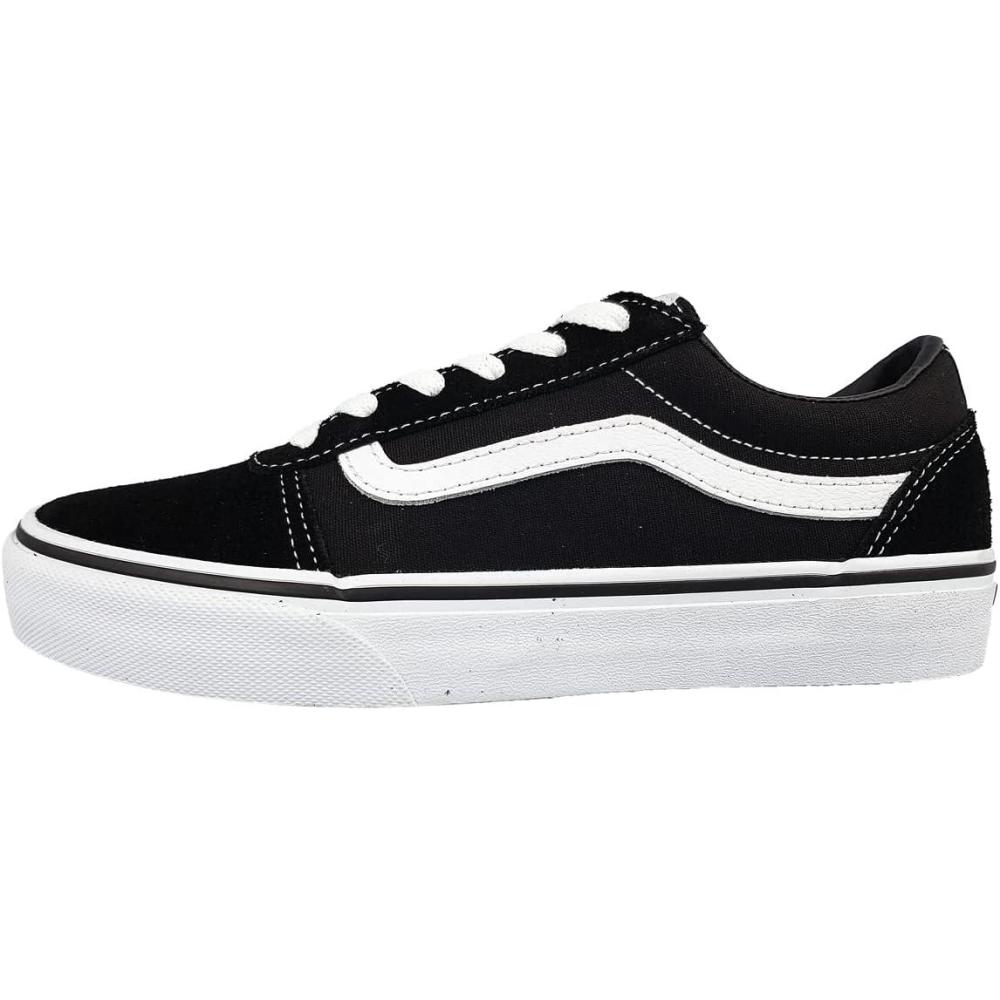 imageVans Mens Sneaker Filmore TrainersBlack Suede Canvas Black White Iju