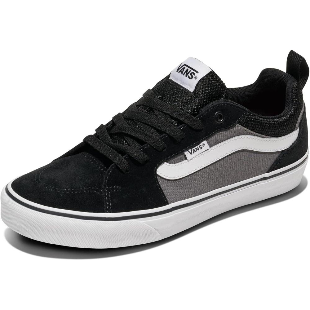 imageVans Mens Sneaker Filmore TrainersSuede Canvas BlackPewt