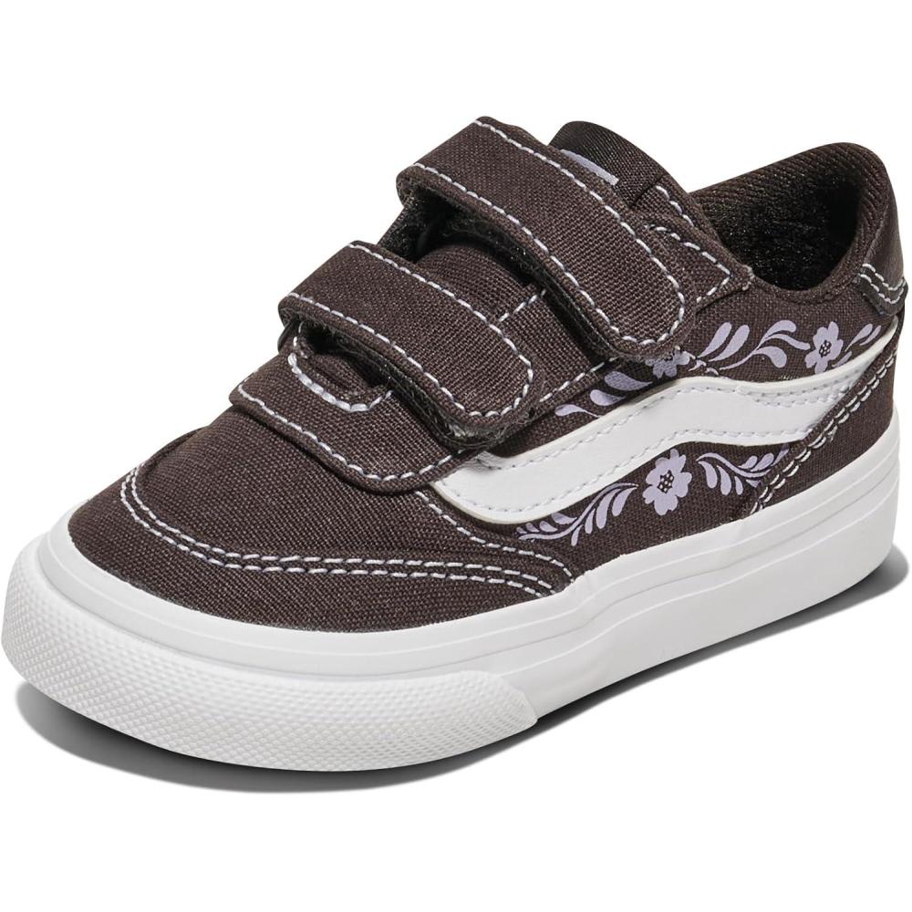 imageVans UnisexChild Brooklyn Ls V Low Top ShoeGreek Floral After Dark