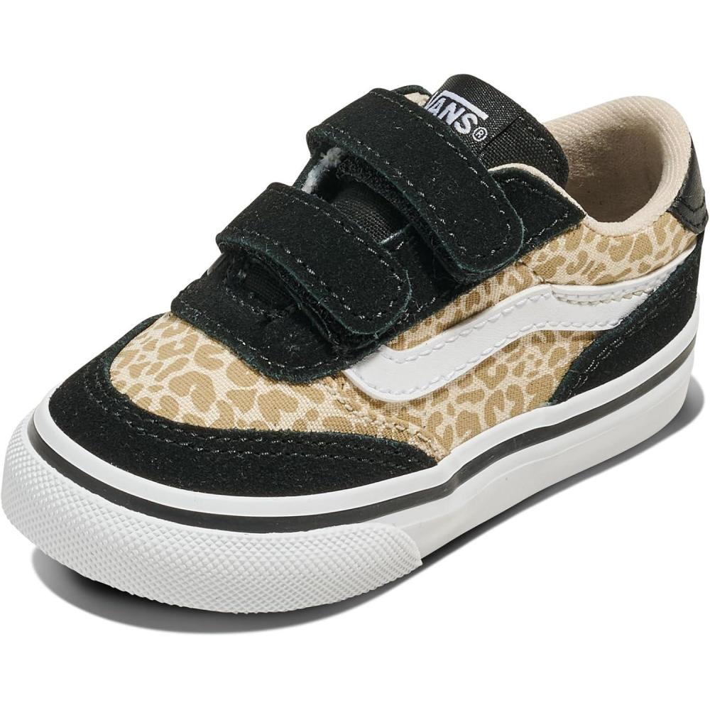 imageVans UnisexChild Brooklyn Ls V Low Top ShoeLeopard Black