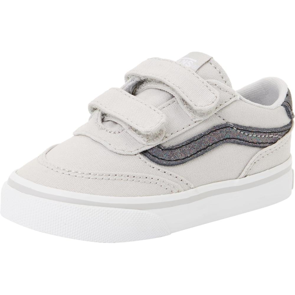imageVans UnisexChild Brooklyn Ls V Low Top ShoeShimmer Lunar Rock