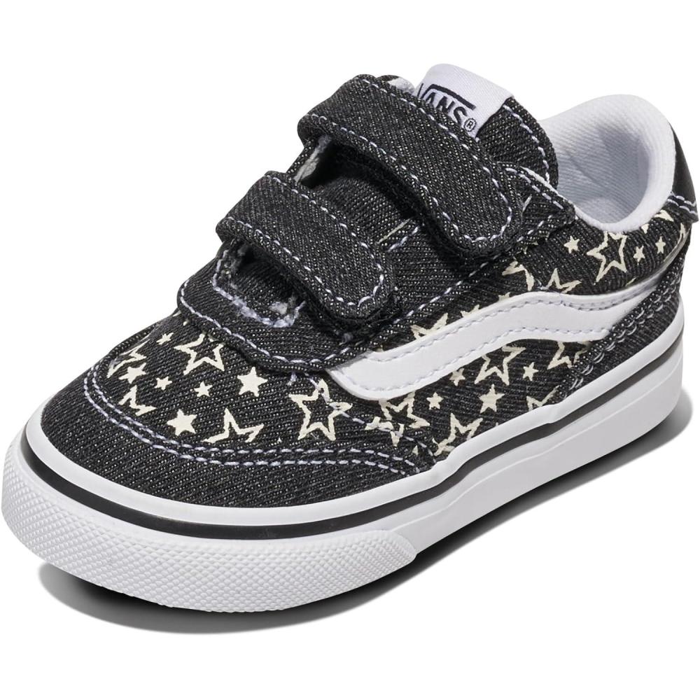 imageVans UnisexChild Brooklyn Ls V Low Top ShoeStars Black