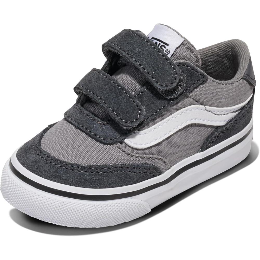imageVans UnisexChild Brooklyn Ls V Low Top ShoeTonal Asphalt