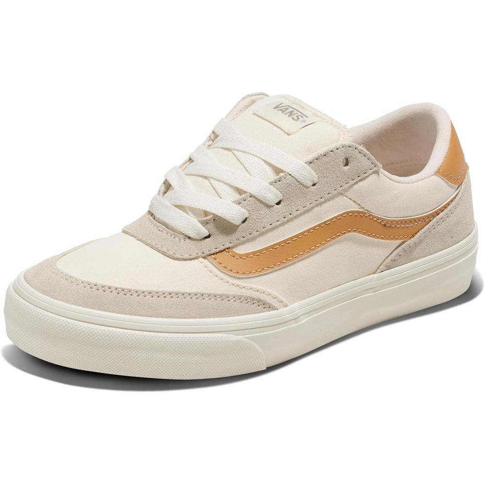 imageVans Womens Brooklyn Deluxe Low Top SneakerNeutral Block Classic Cream