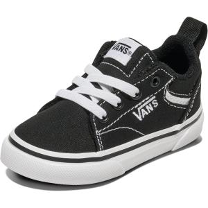 Vans Kids’ Seldan Slip-on Shoe(Black/White)